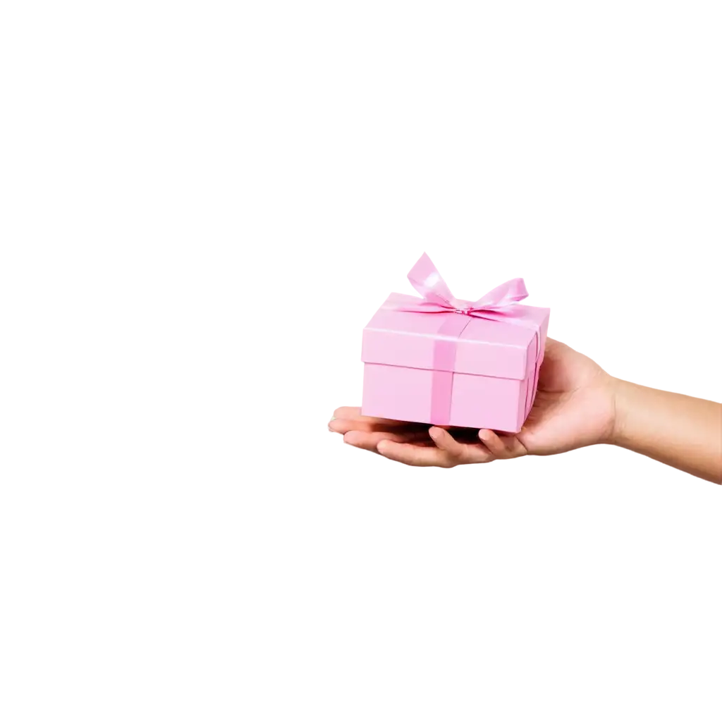 pink present box