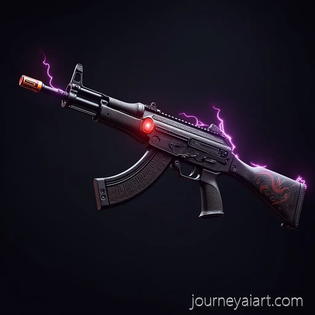 AWMAI-Art-Prompt-Expansion-Level-7-Skin-for-Free-Fire-with-Black-Eastern-Dragon-Theme-and-Red-Glowing-Gem
