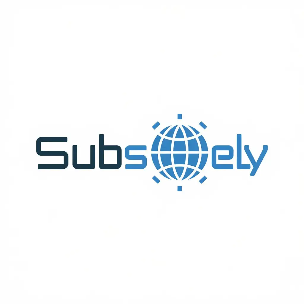 LOGO Design for Subsavely Around the World with Technology Theme