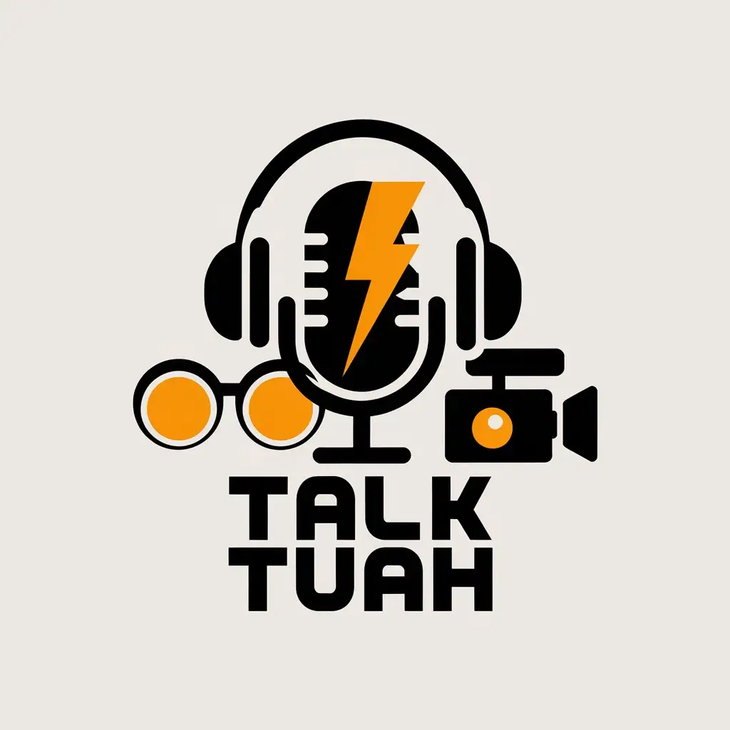 LOGO Design for Talk Tuah Podcast Vibrant Energetic and Original NFT Artwork Theme