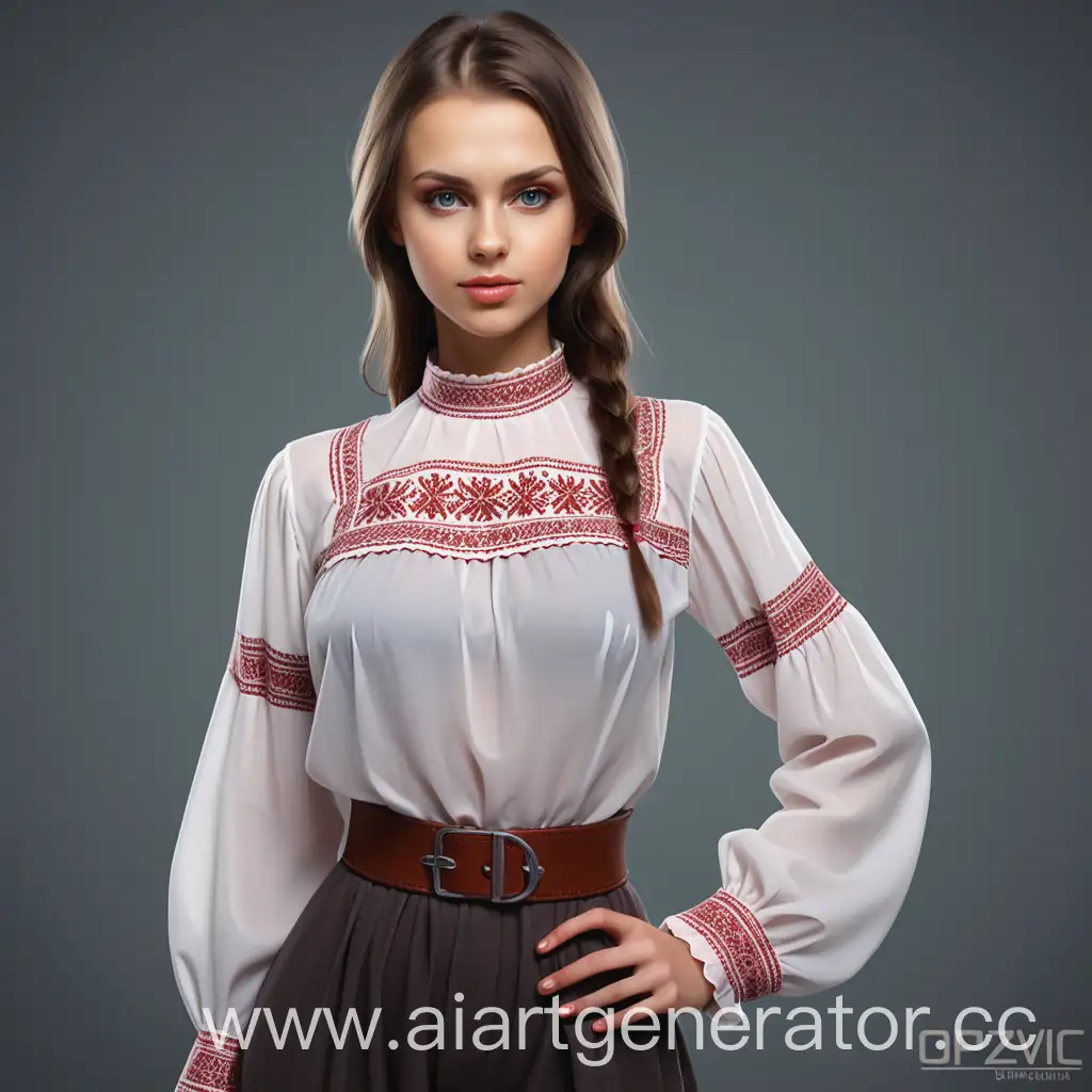 Slavic-Style-Long-Opaque-Female-Blouse-Design