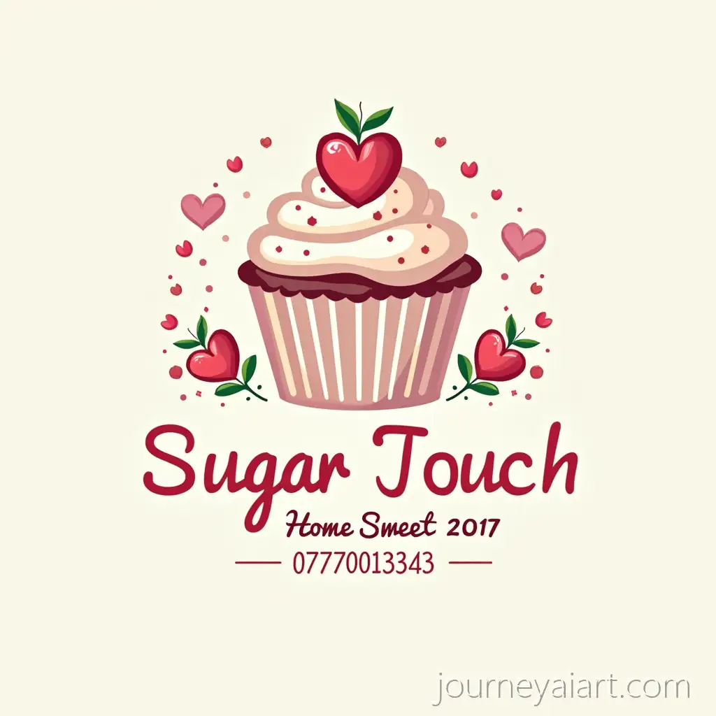 Custom-Logo-Design-forSugar-Touch-logo-design-Sugar-Touch-Sweets-with-Cakes-Cupcakes-and-Brownies