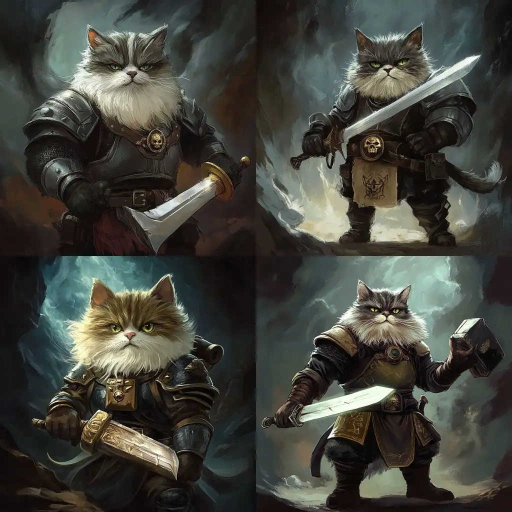 Humanoid-Cat-PaladinHumanoid-cat-paladin-with-Beard-and-Greatsword-in-Fantasy-Style