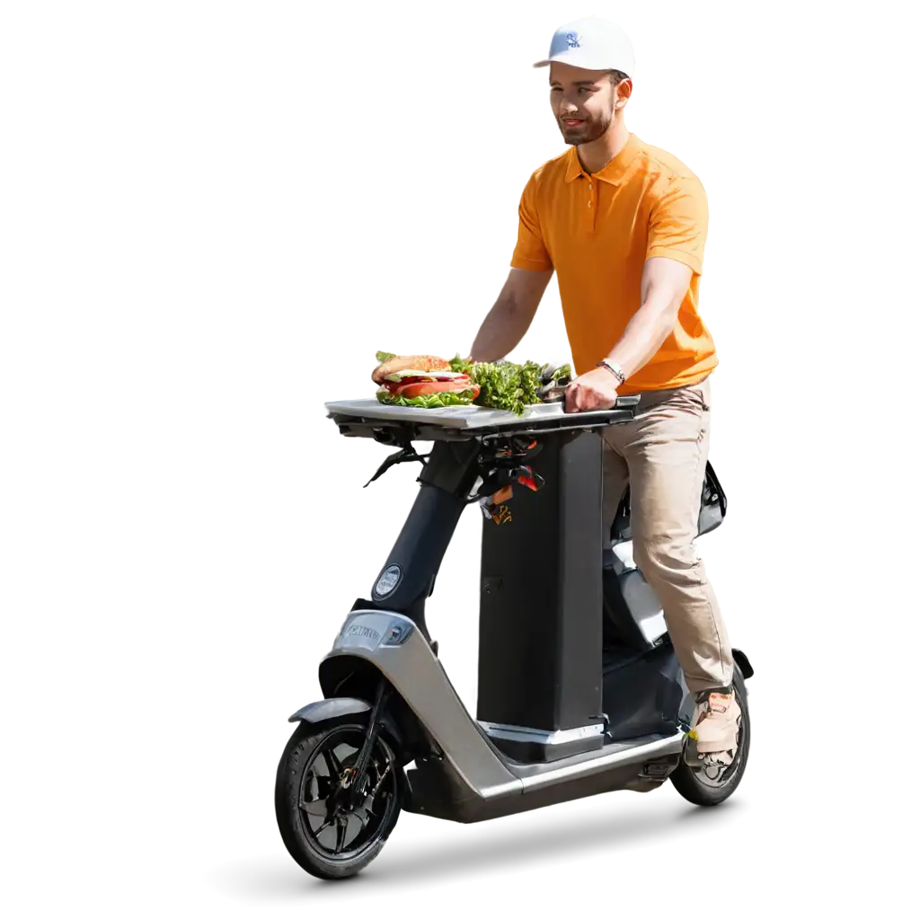 HighQuality-PNG-Image-of-a-Delivery-Man-Delivering-Food-in-an-Electric-Car