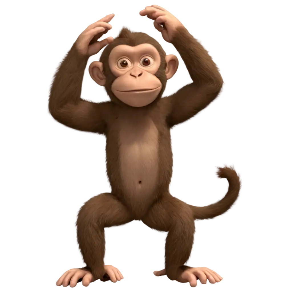 Elegant-Monkey-PNG-Crafted-Image-for-Versatile-Online-Use