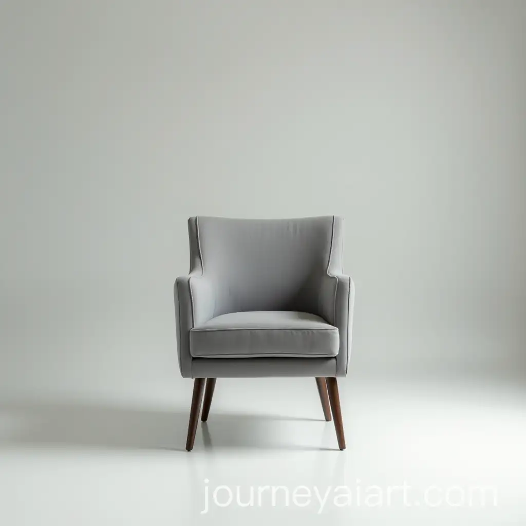 Modern-Gray-Chair-in-Softly-Lit-Studio-with-Shadow-Play
