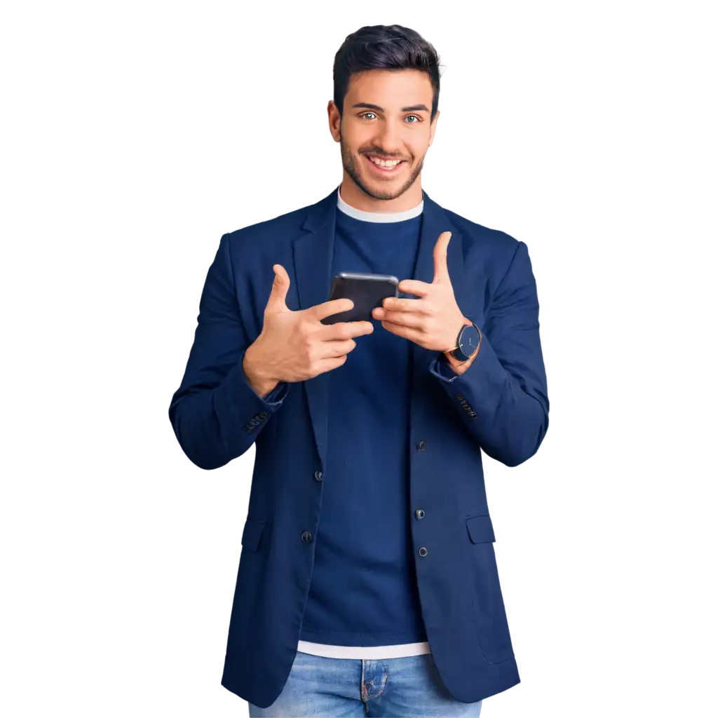 Vibrant-Young-Man-Viewing-New-Modern-Website-on-Smartphone-PNG-Image-for-Web-Design-Digital-Innovation