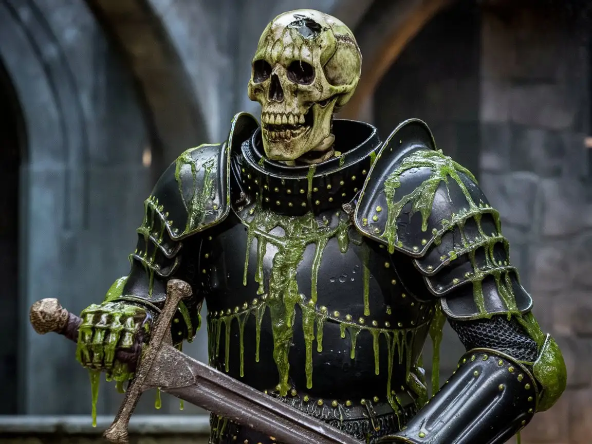 Skeleton-Knight-in-Black-Plate-Armor-Covered-in-Green-Ooze