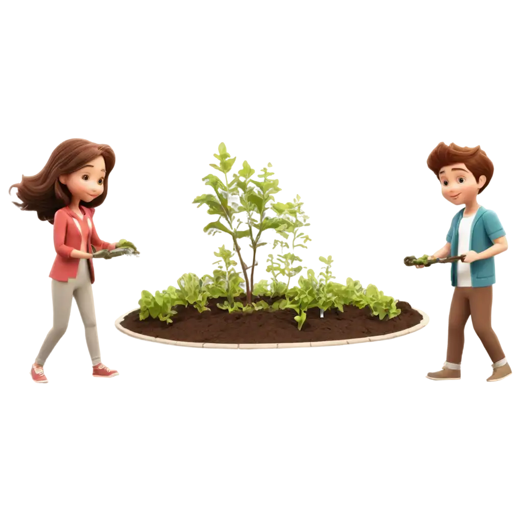 Campus-Gardening-Animated-PNG-Enhancing-Educational-Visuals-with-Dynamic-Plant-Growth