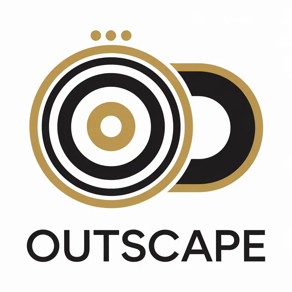 LOGO Design for Outscape Vector with O and D Symbols for Retail Industry