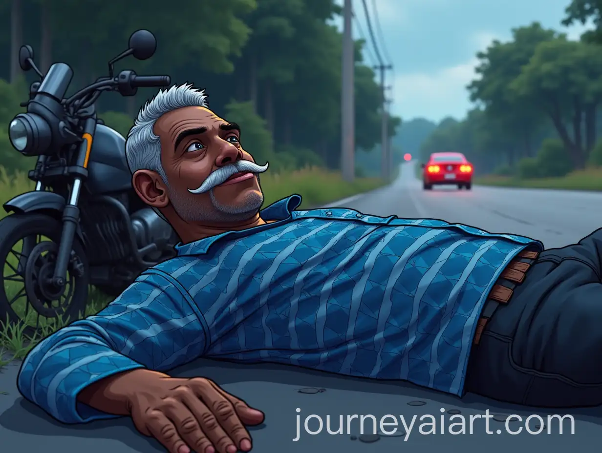 Emotional-Illustration-of-Mr-Maxa-on-Lonely-Road-After-Scary-Accident