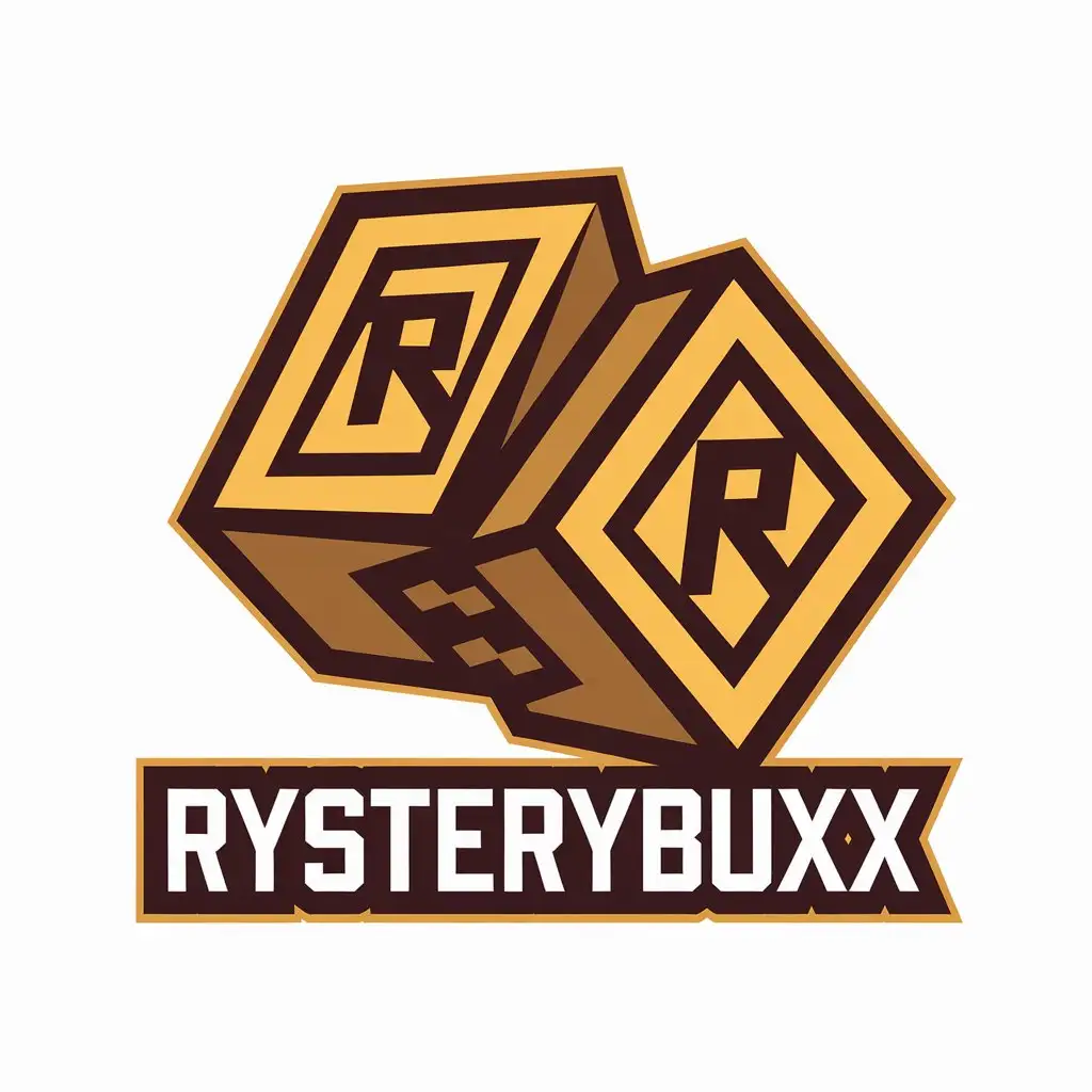 LOGO Design for Rysterybuxx Vector Logo Featuring Roblox Icon with Clear Background