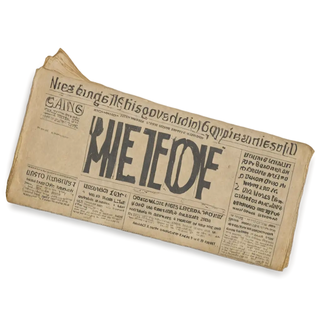 Vintage-Newspaper-PNG-Image-Nostalgic-Charm-in-HighQuality-Format