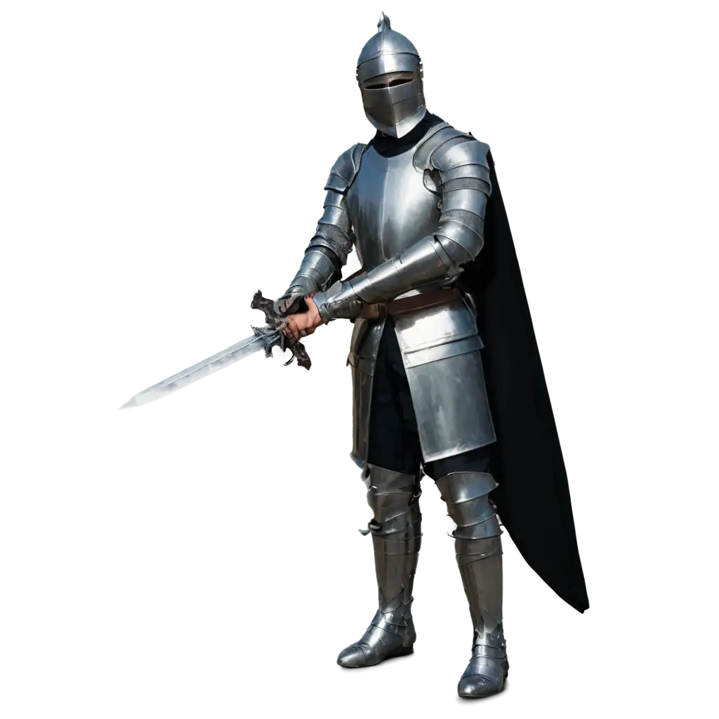 Knight-Raised-Sword-PNG-Image-for-Dynamic-Visual-Impact