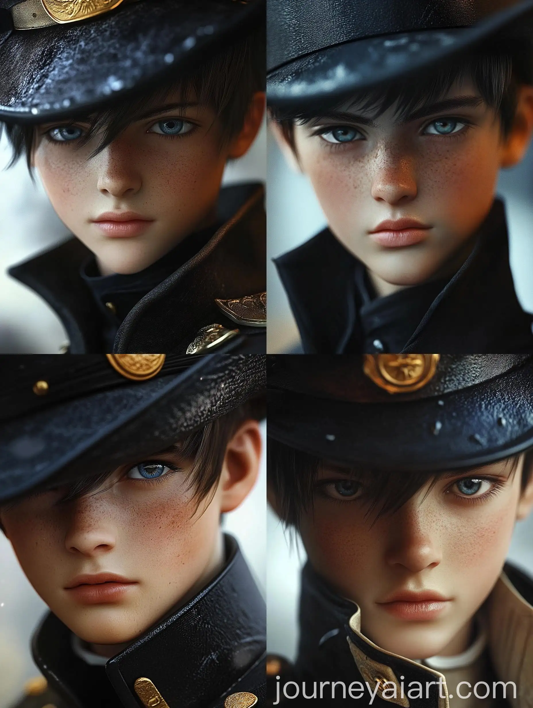 Portrait-of-a-Young-Man-in-Noble-Uniform-with-Tall-Hat