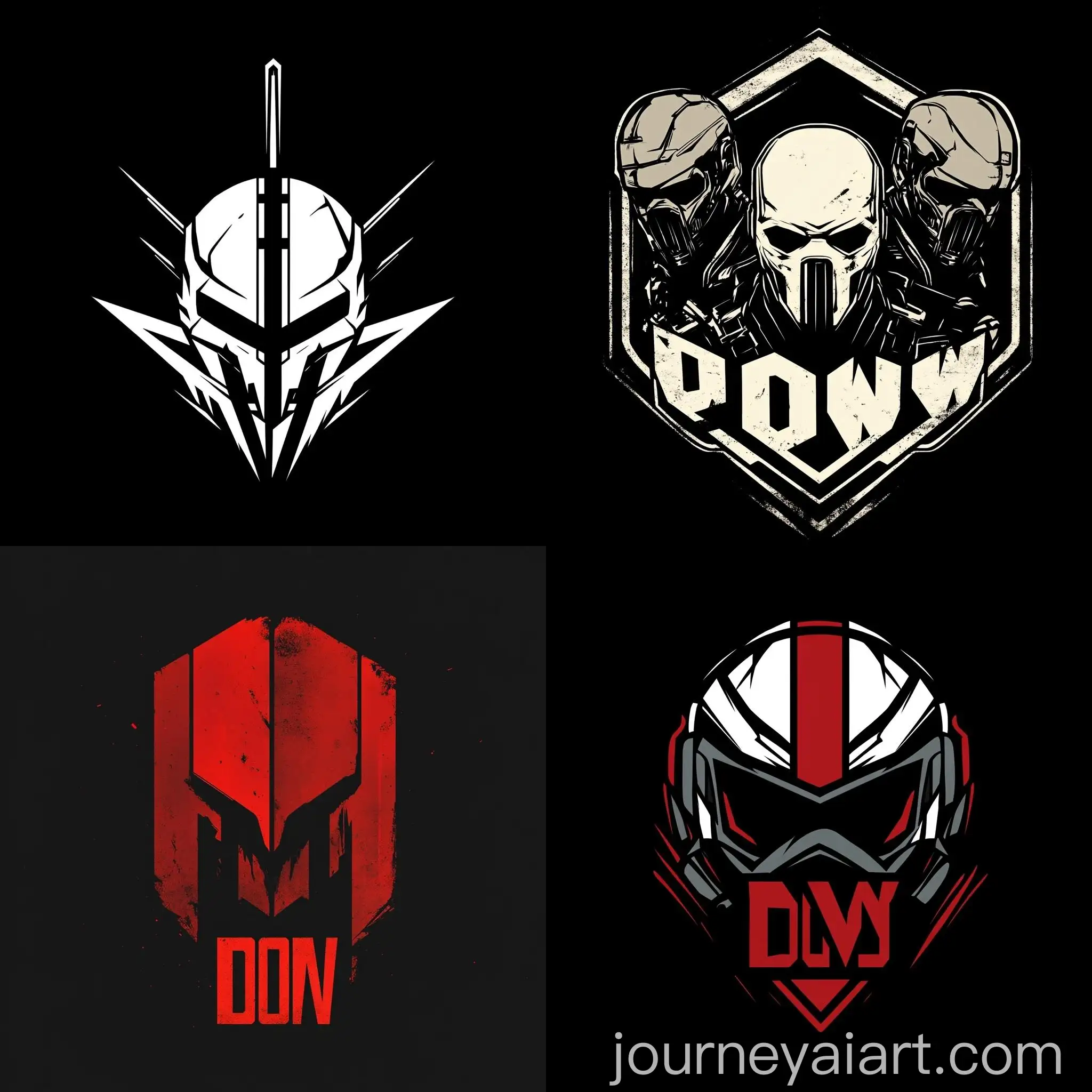 Logo-Design-for-Recon-Squad-Named-DOWN-Version-61-AR-11-No-98327