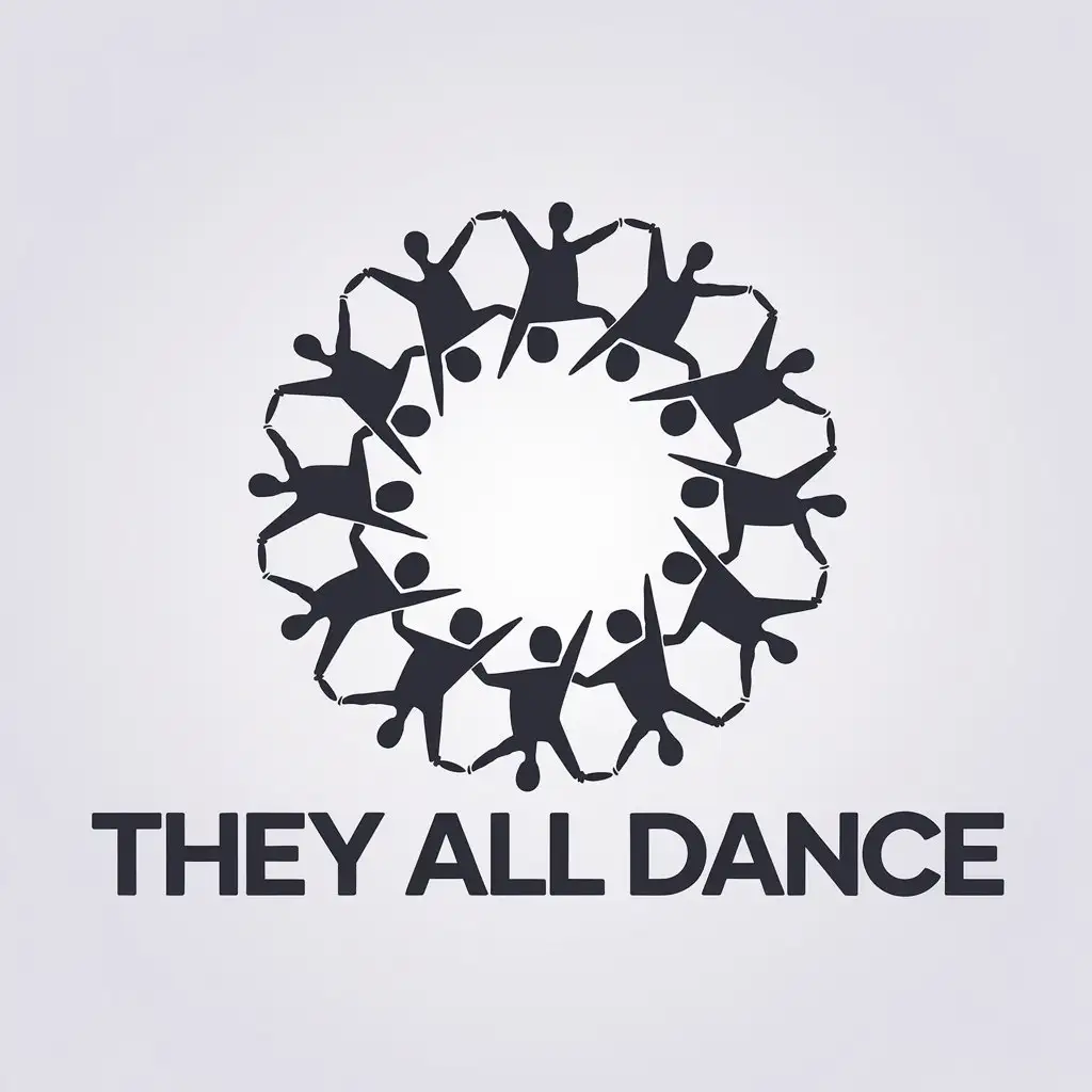 LOGO-Design-For-They-All-Dance-Vector-Design-with-Dancing-People-Theme