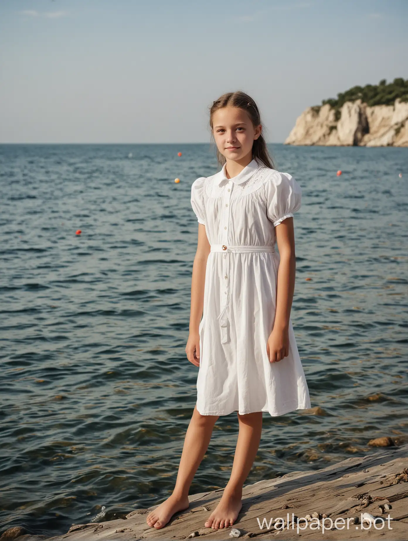 Girl-in-Pioneer-Camp-Artek-Crimea-Enjoying-Summer-by-the-Sea