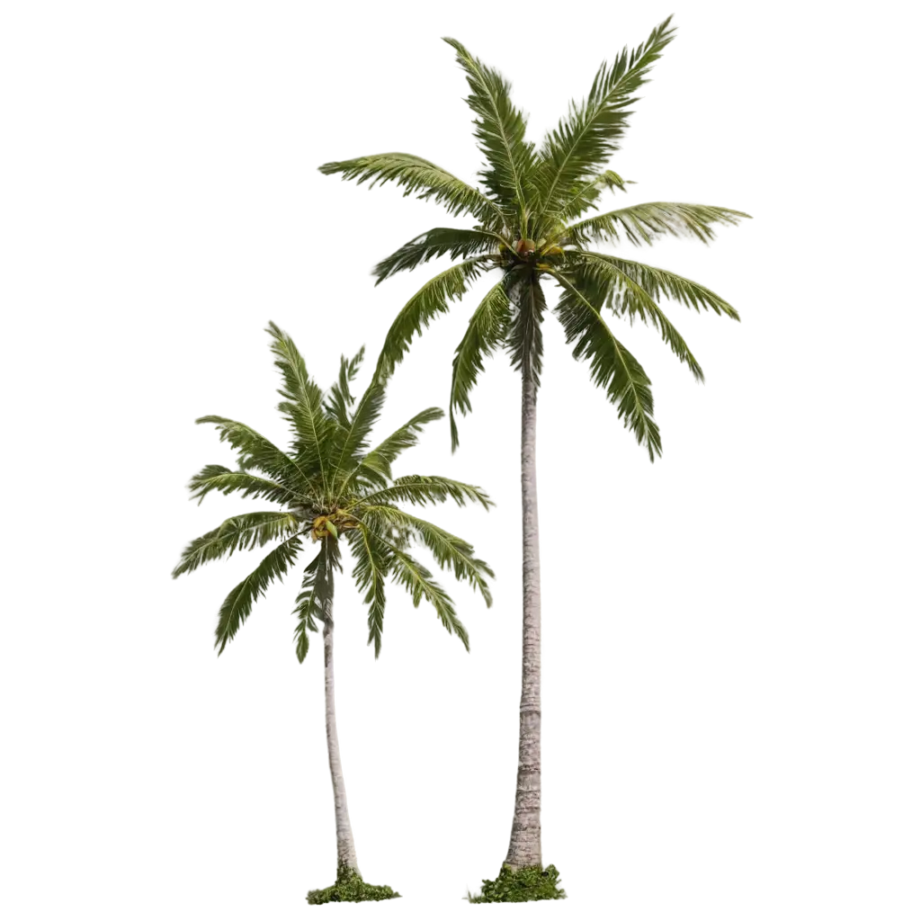 PNG-Image-of-Two-Coconut-Trees-Swaying-in-the-Wind-Tropical-Nature-Scene