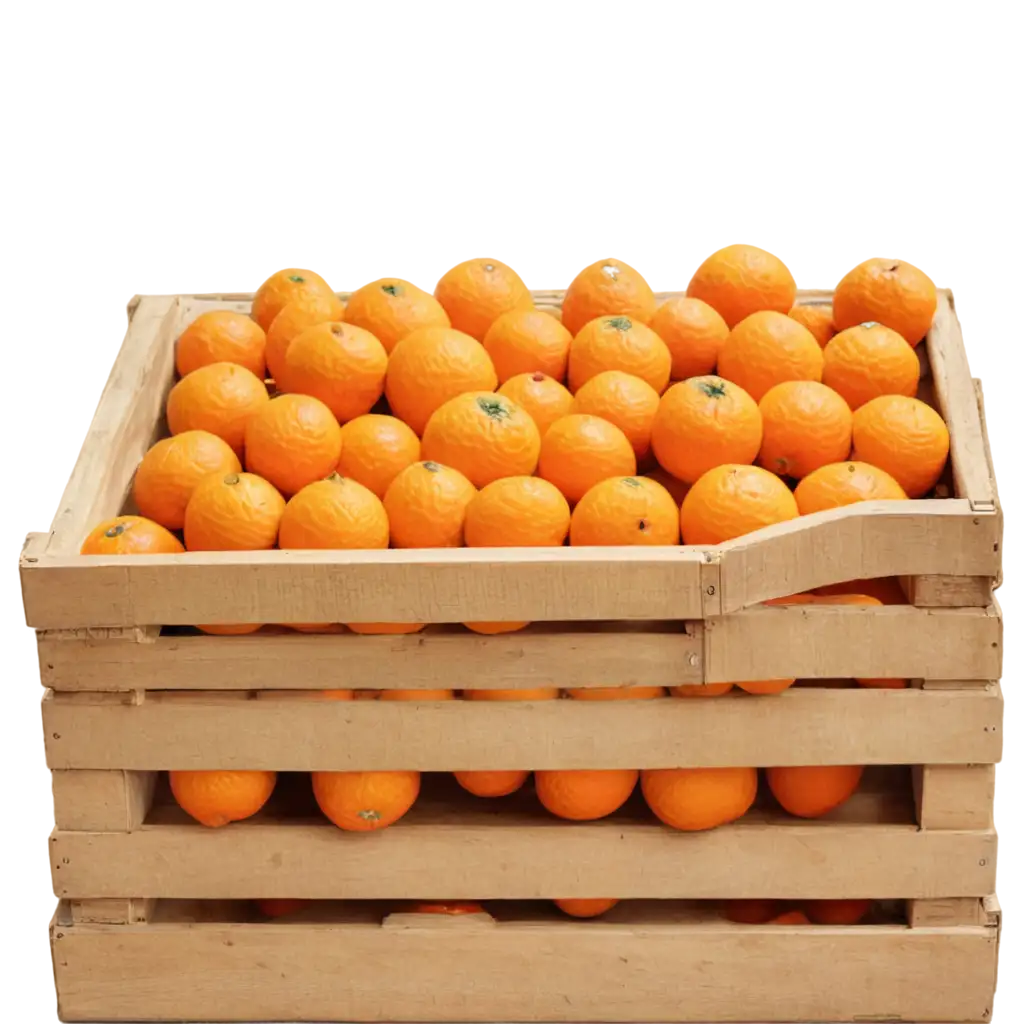 HighQuality-PNG-of-10-Open-Wooden-Crates-with-Mandarins-Perfect-for-Digital-Design-and-Marketing