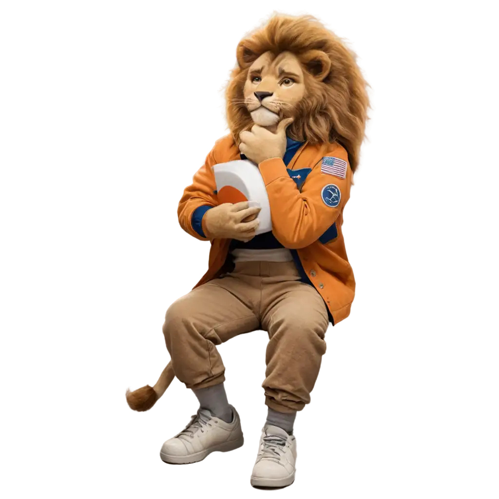 Space-Lion-Boy-Thinking-PNG-Image-HighQuality-Transparent-Artwork-for-Creative-Use