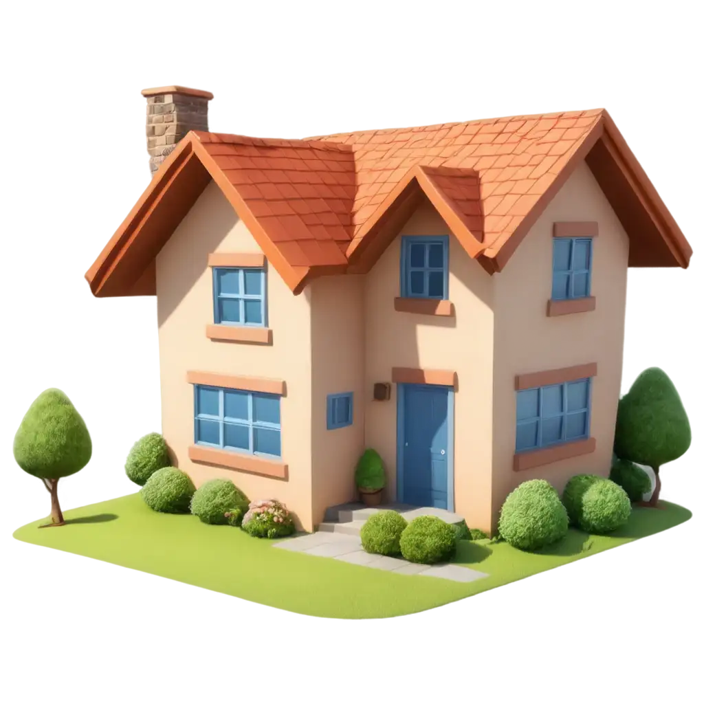 3D-Cartoon-House-PNG-Image-for-Versatile-Design-and-Web-Use