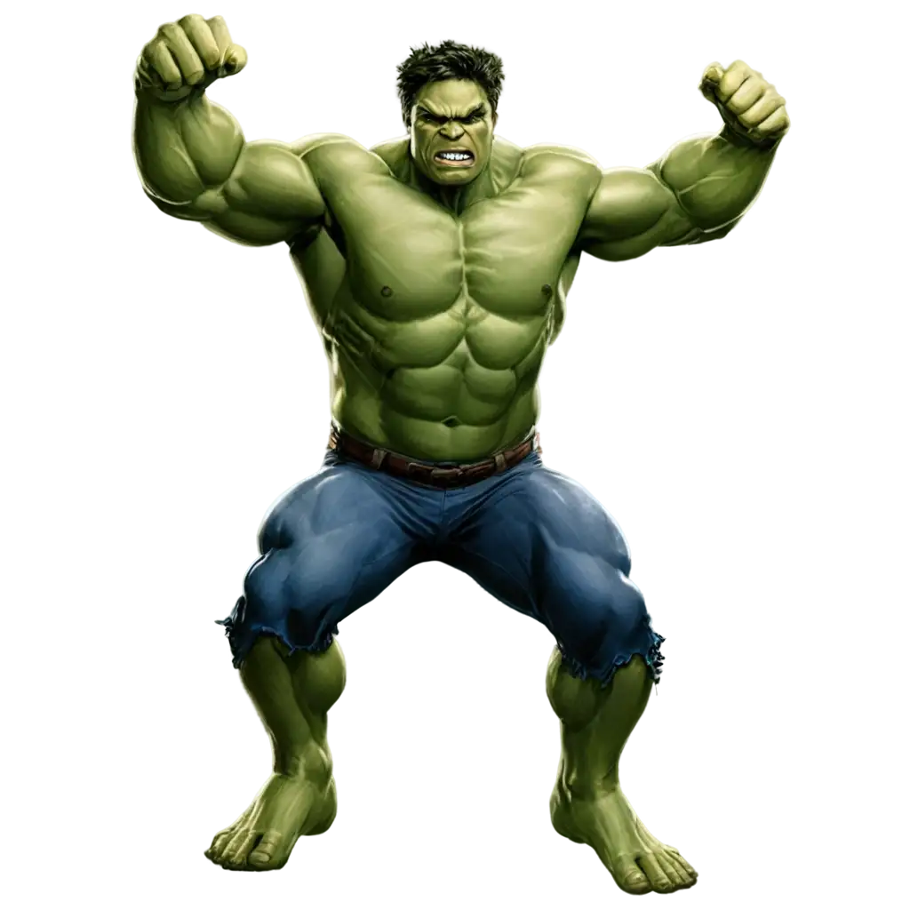 The-Magnificent-Hulk-Jumps-in-a-Broad-Jump-HighQuality-PNG-Image-for-Versatile-Use