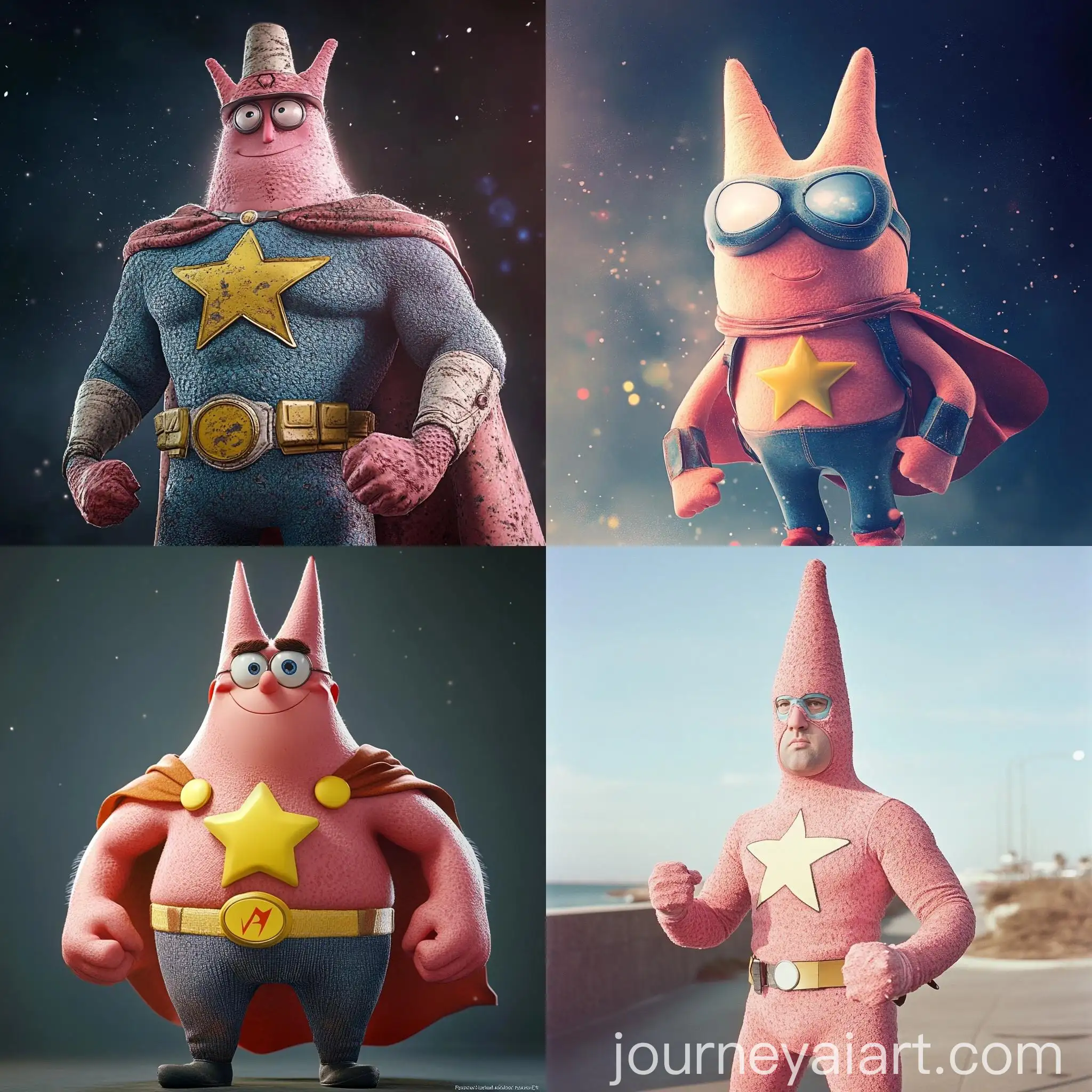 Patrick-Star-in-Superhero-Costume