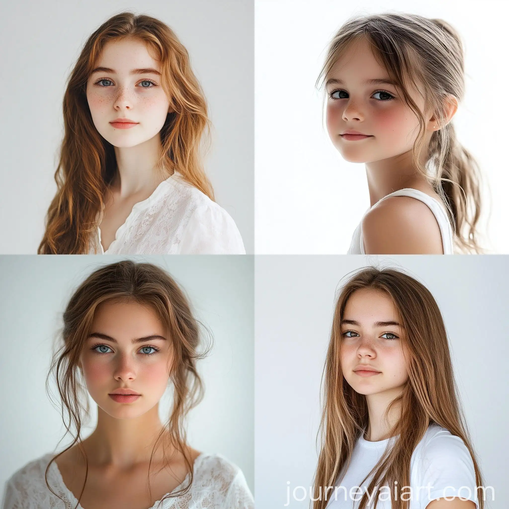 Young-Beautiful-Girl-on-White-Studio-Background