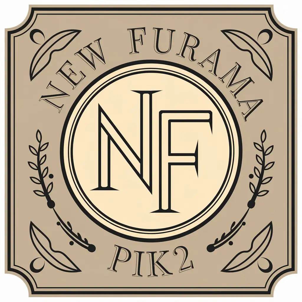 LOGO Design for New Furama PIK2 Modern Vector Design with NF Symbol for Restaurant Industry