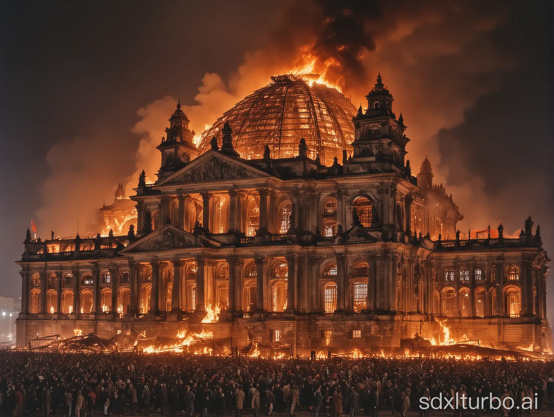 Historic-Fire-at-the-Reichstag-Building