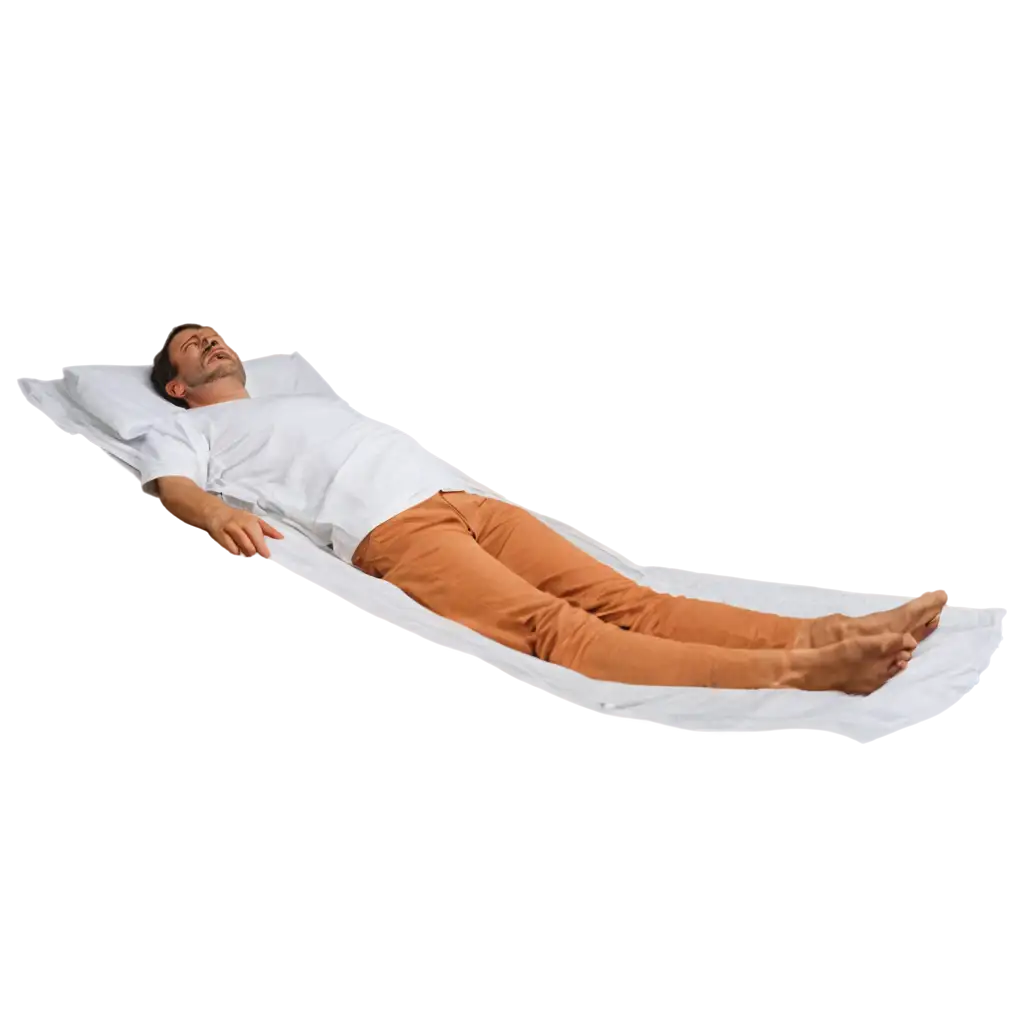 Deceased-Medical-Patient-on-Shroud-Sheet-with-Underpad-Under-Rectum-PNG-Image-for-Medical-and-Healthcare-Visuals