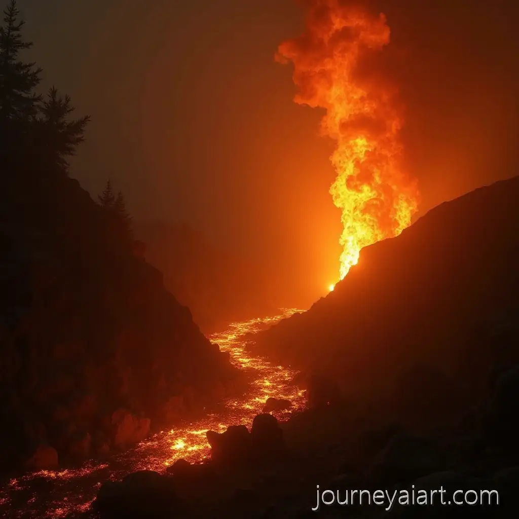 Scenic-Valley-of-Fire-Landscape-with-Red-Rock-Formations-and-Dramatic-Sunset