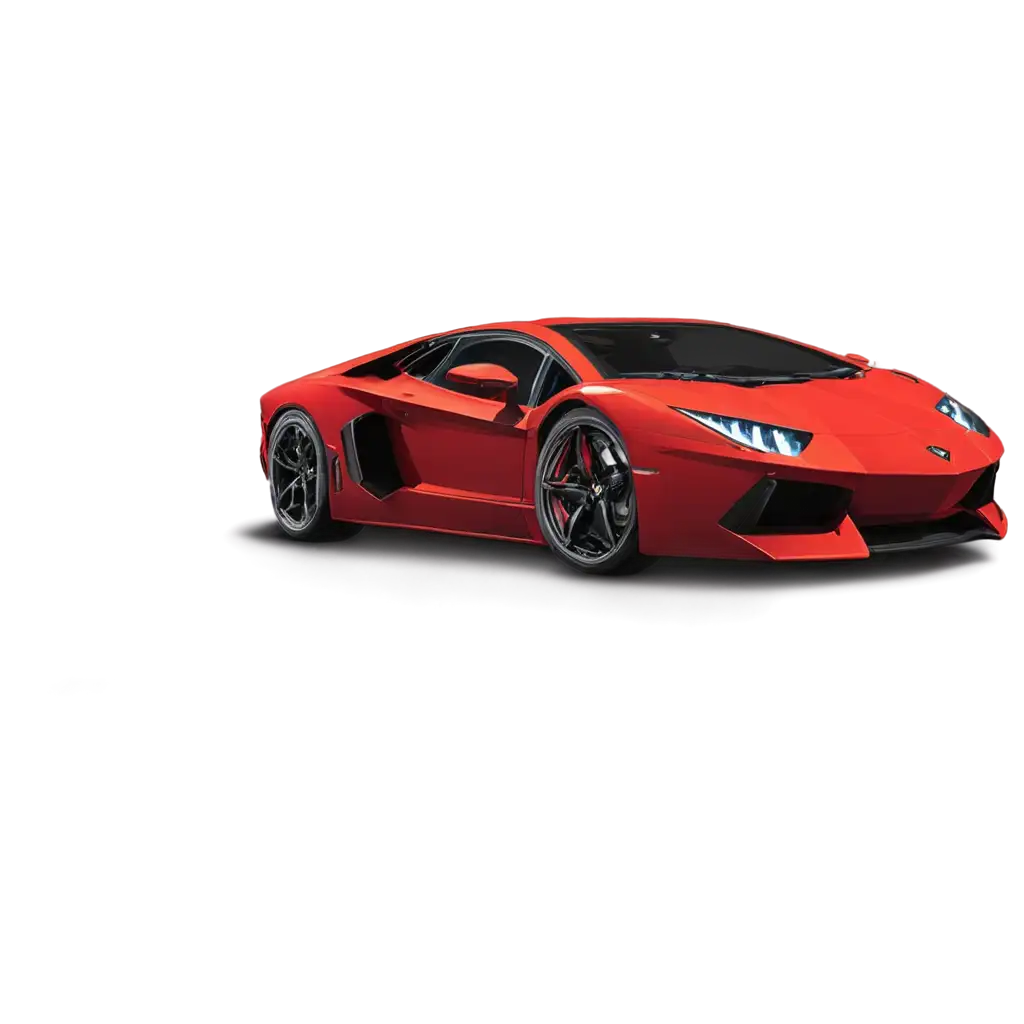 Red color Lamborghini