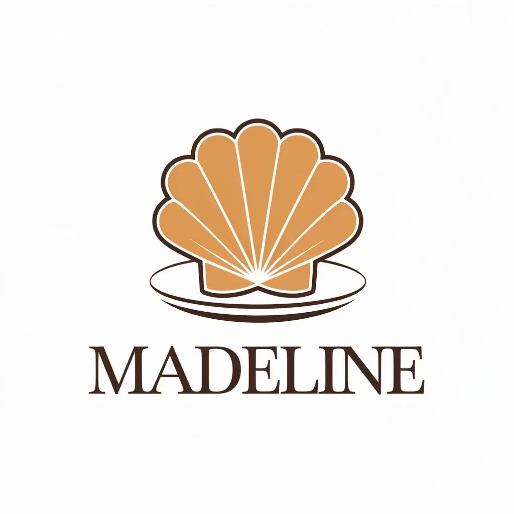 LOGO-Design-for-Madeline-Elegant-ShellShaped-Cookie-in-Culinary-Industry