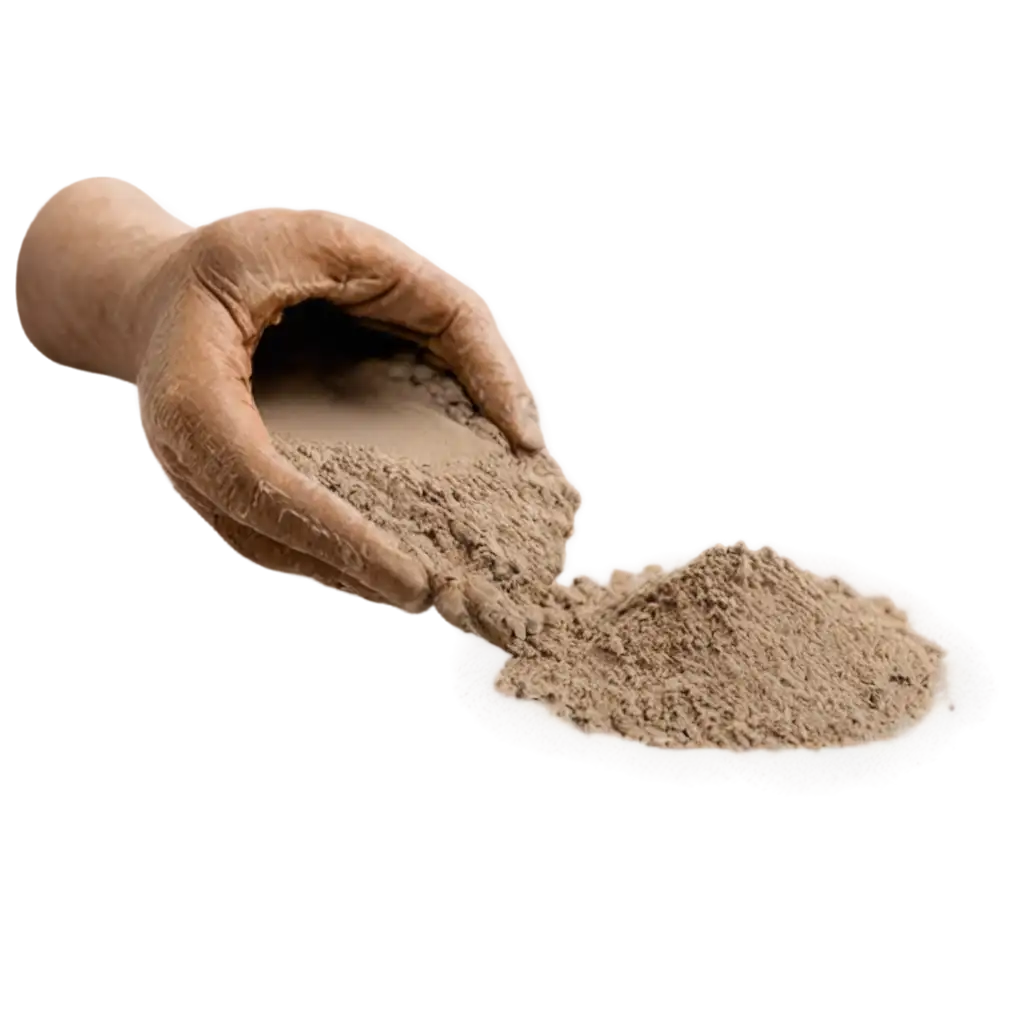 Clay-Ground-into-Powder-PNG-HighQuality-Transparent-Image-for-Creative-Projects