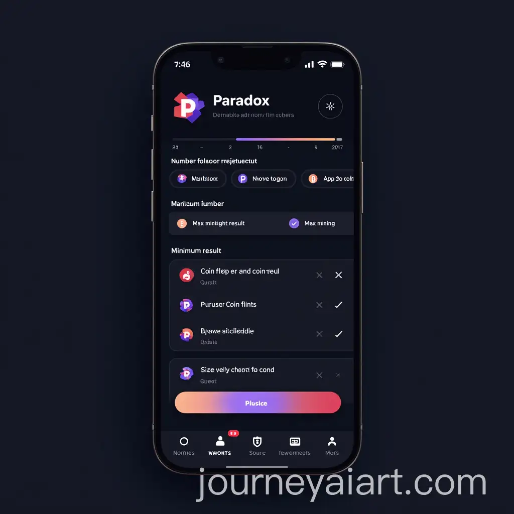 Interactive-Miner-Interface-Design-for-Paradox-Token-Betting