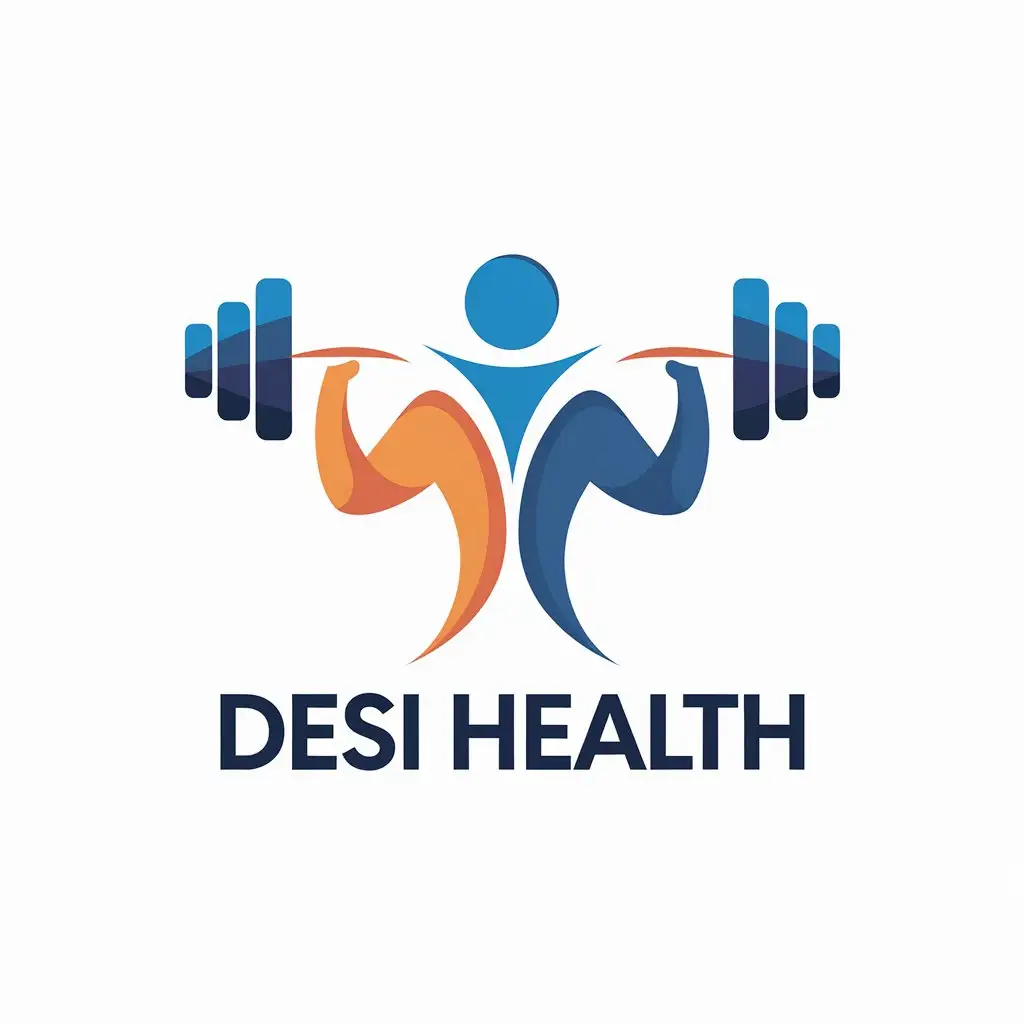 LOGO Design for Desi Health Health Fitness with a Moderate Sports Fitness Theme