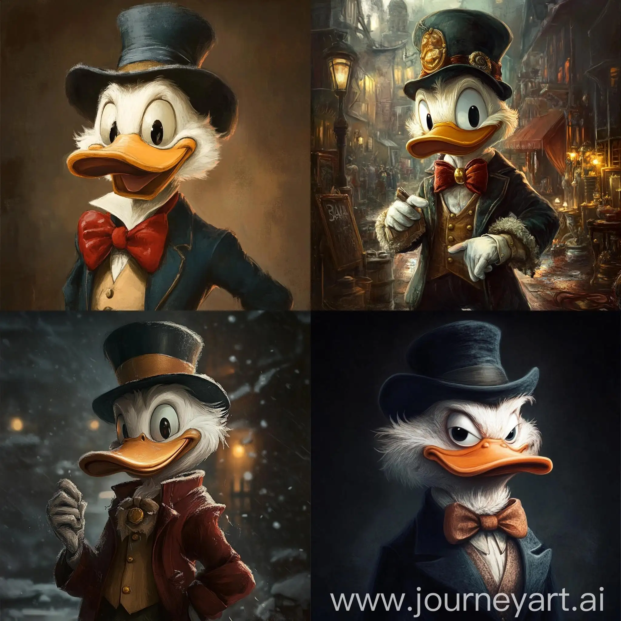 Scrooge-McDuck-Swimming-in-Gold-Coins