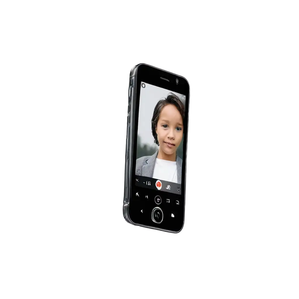 PNG-Image-of-a-Drawn-Camera-Phone-Clicking-and-Taking-a-Photo-for-Creative-Projects