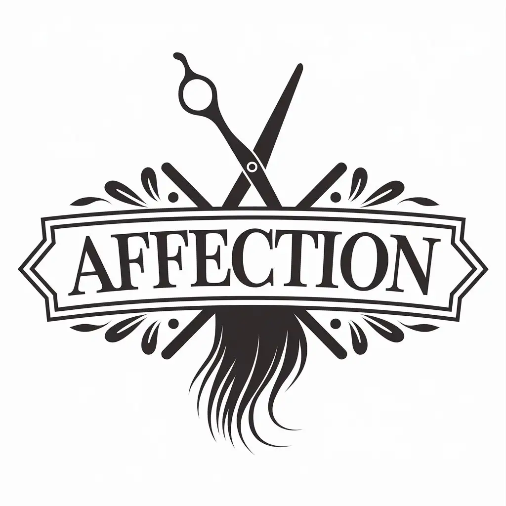 LOGO-Design-For-Affection-Hair-Salon-Theme-with-Moderate-Vector-Graphics