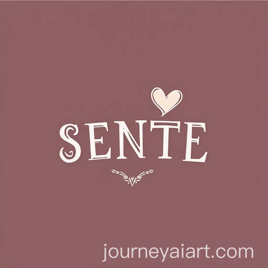 Logo-Design-for-SENTE-Brand-Featuring-Words-Feelings-and-Emotions