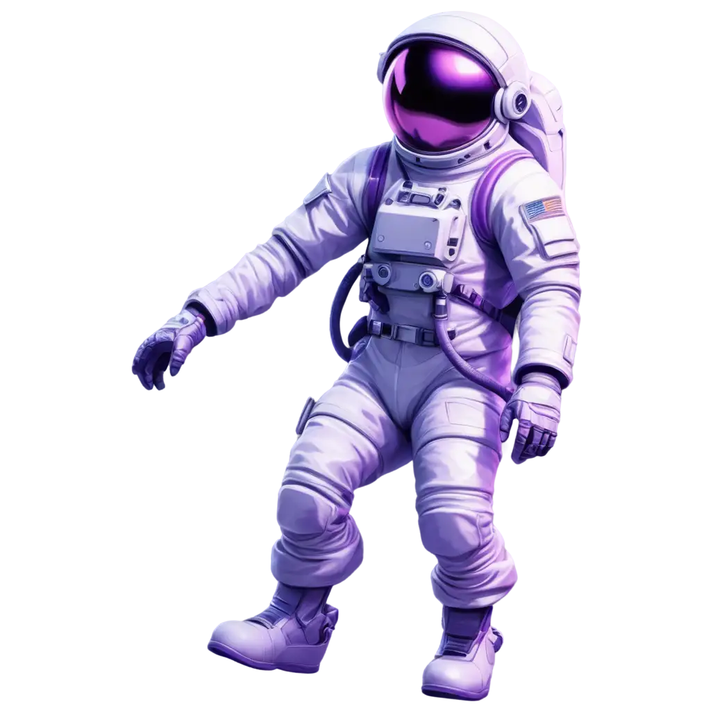 Vector-Art-PNG-Image-of-Astronaut-in-Space-Blue-Navy-and-Purple-Illustration