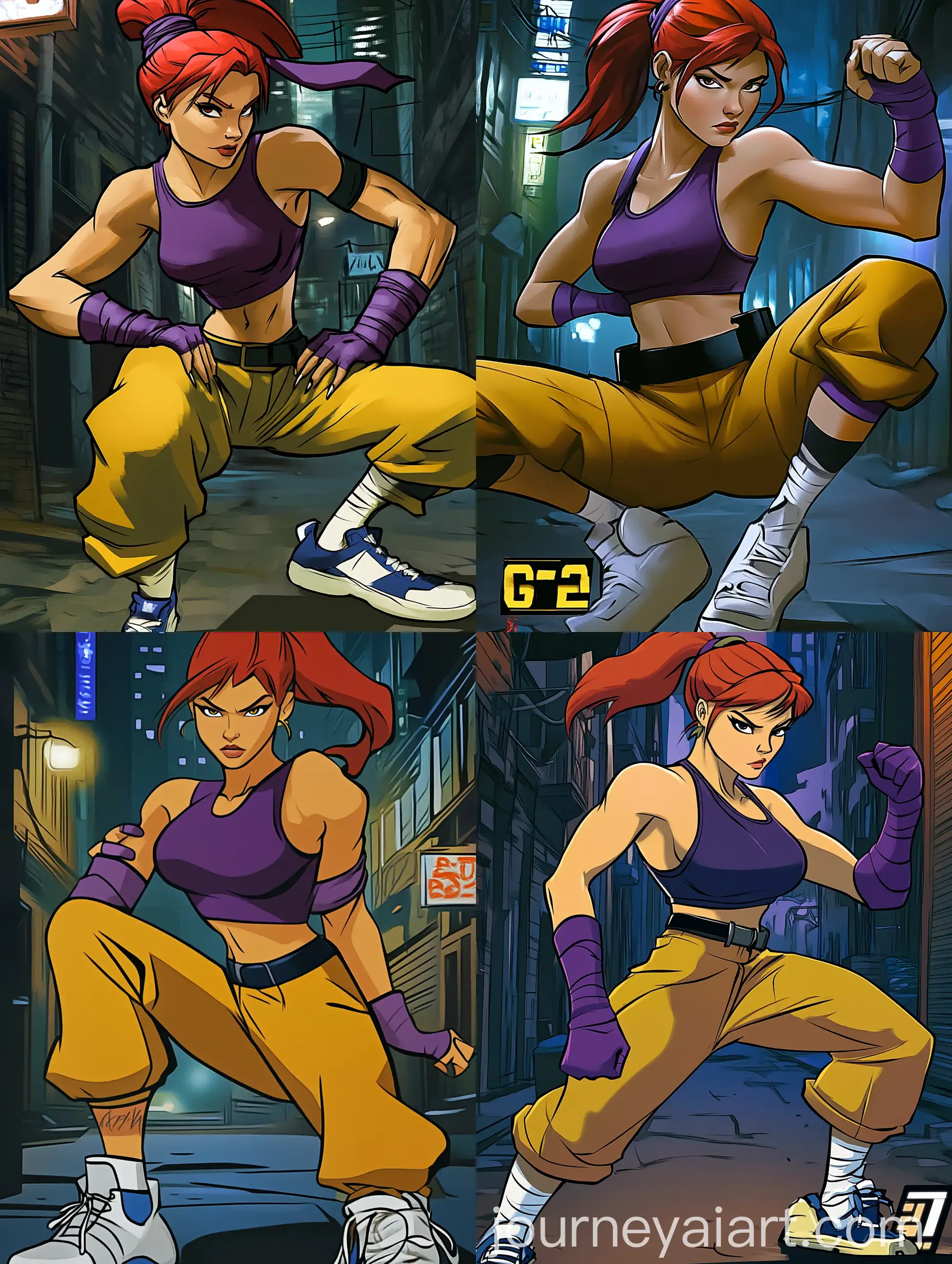 April-in-Dark-Alley-Night-Scene-Teenage-Mutant-Ninja-Turtles-Style