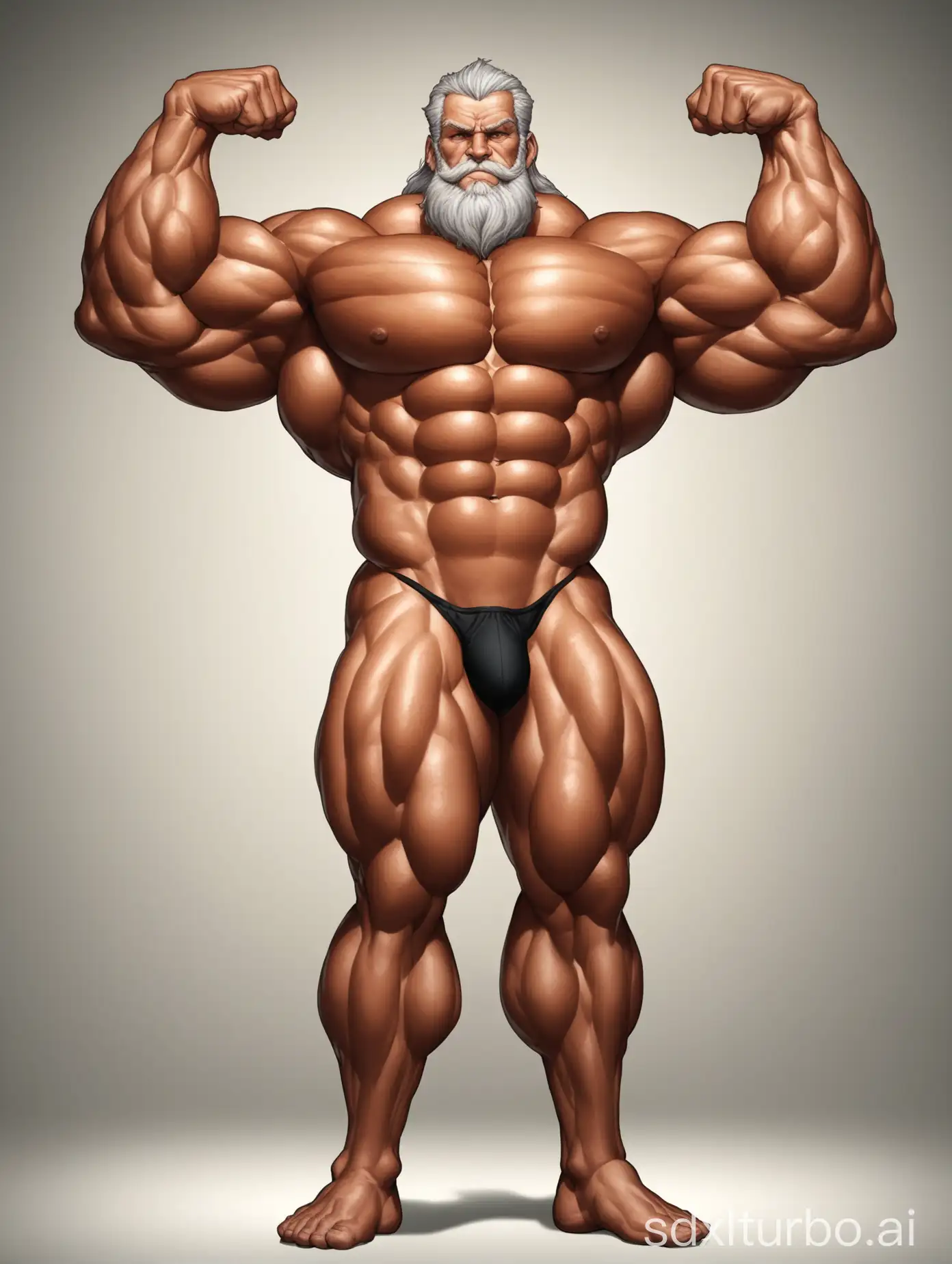 Elderly-Bodybuilder-Displaying-Massive-Muscles-and-Strength