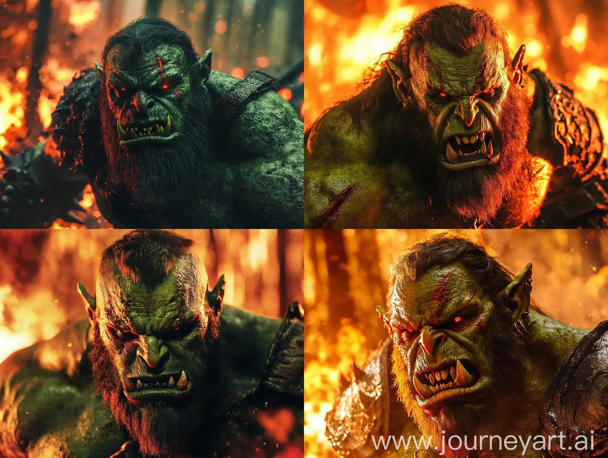 Fierce-Orc-Warrior-Amidst-Enchanted-Forest-Fire