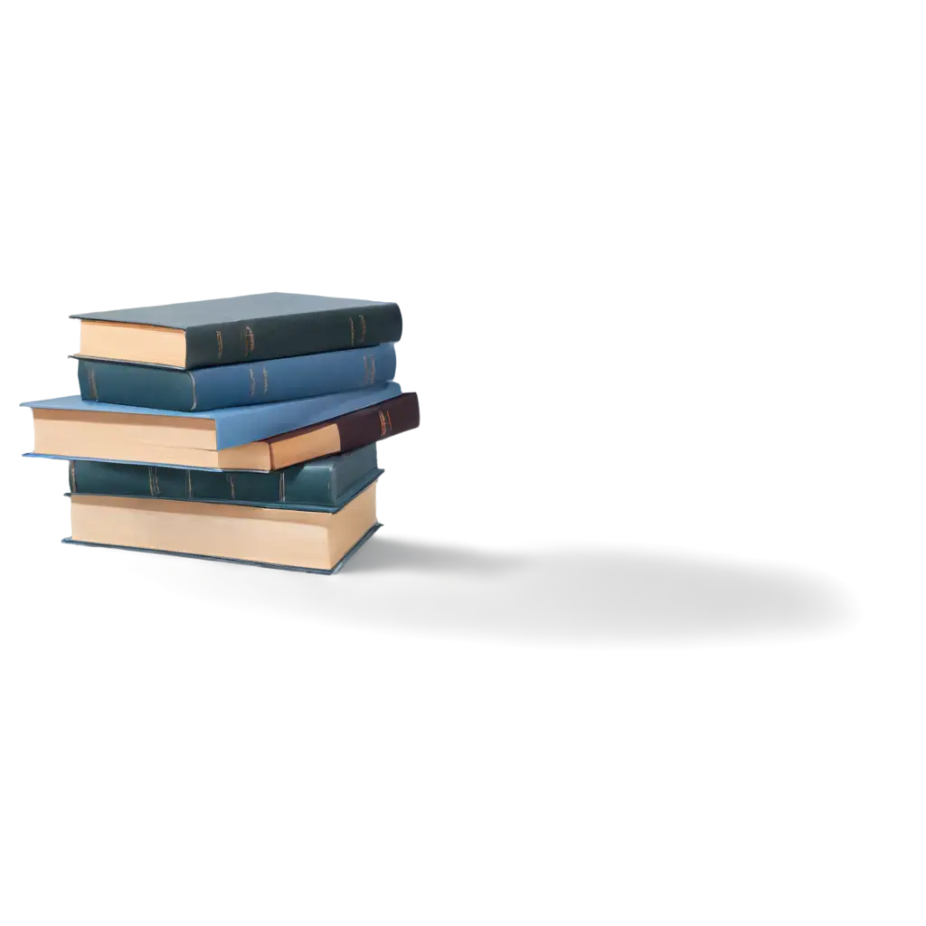 Stack-of-Books-PNG-Image-HighQuality-Transparent-Format-for-Versatile-Use