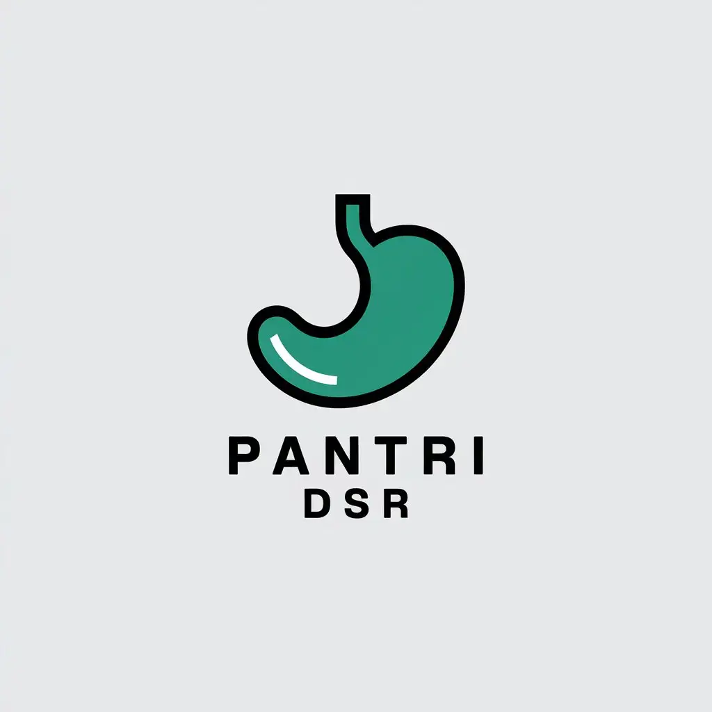 LOGO Design for Pantri DSR Vector Stomach Symbol in Medical Dental Industry