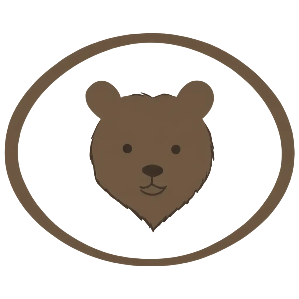 Cute-Bear-Head-Silhouette-PNG-Image-for-Versatile-Design-Use