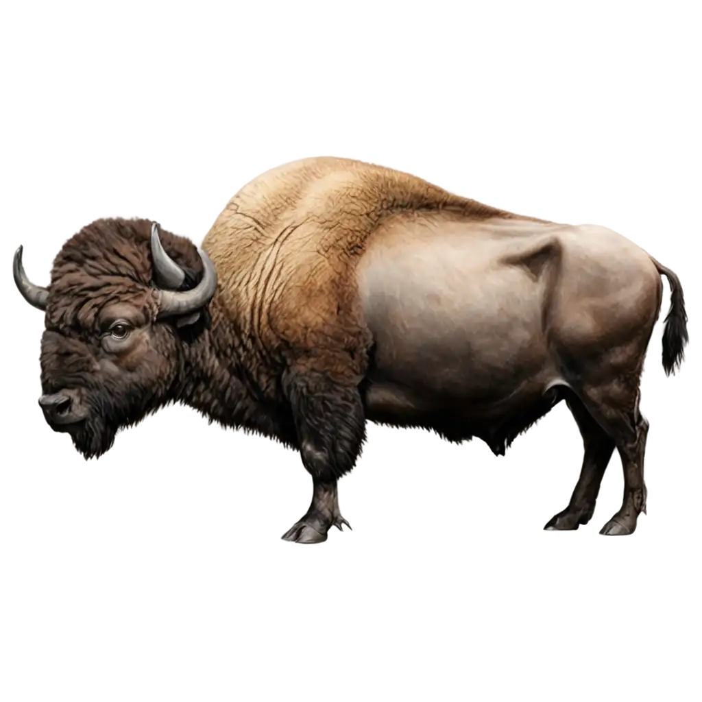 HighQuality-Buffalo-PNG-Image-for-Versatile-Design-Applications